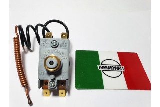 Kapillarthermostat mit manueller Schalttaste. Italien